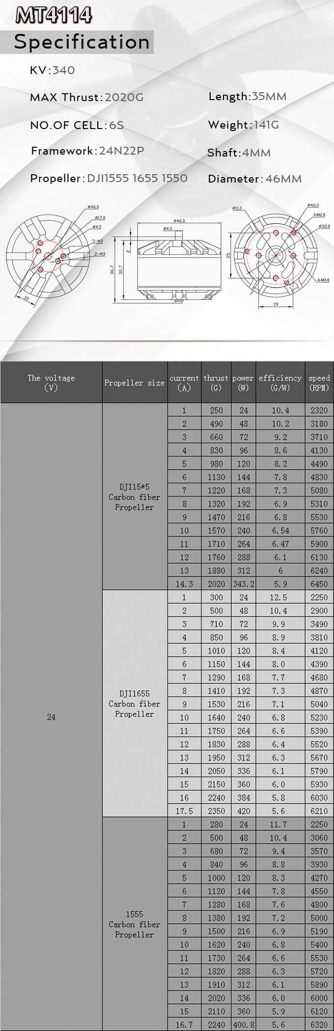 MT4114 Specification