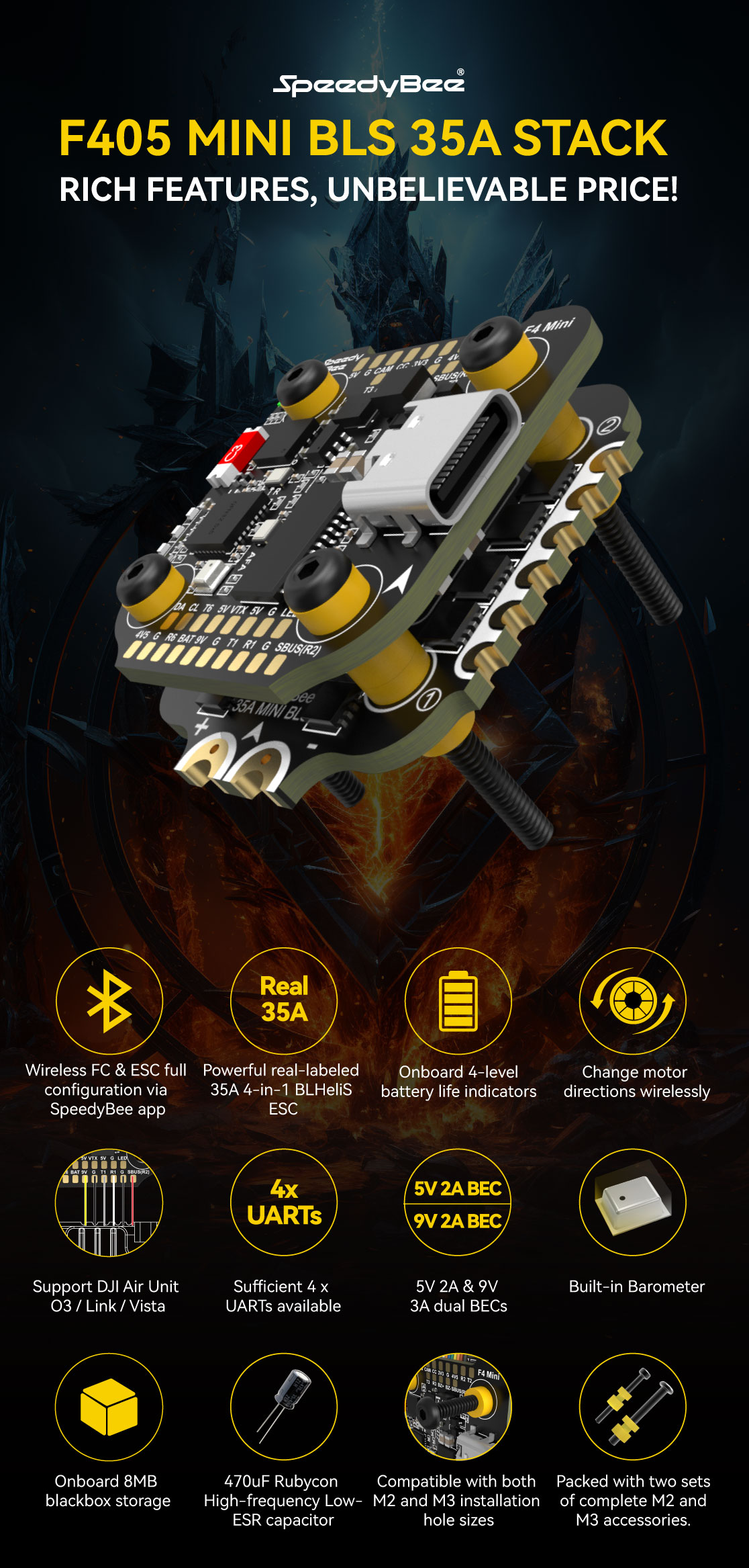 SpeedyBee F405 V3 STACK