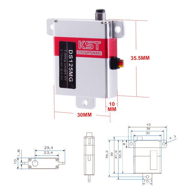 DS125MG brushless servo