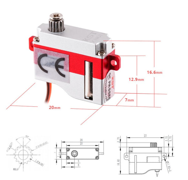 KST X06H V6.0 HV Micro Servo