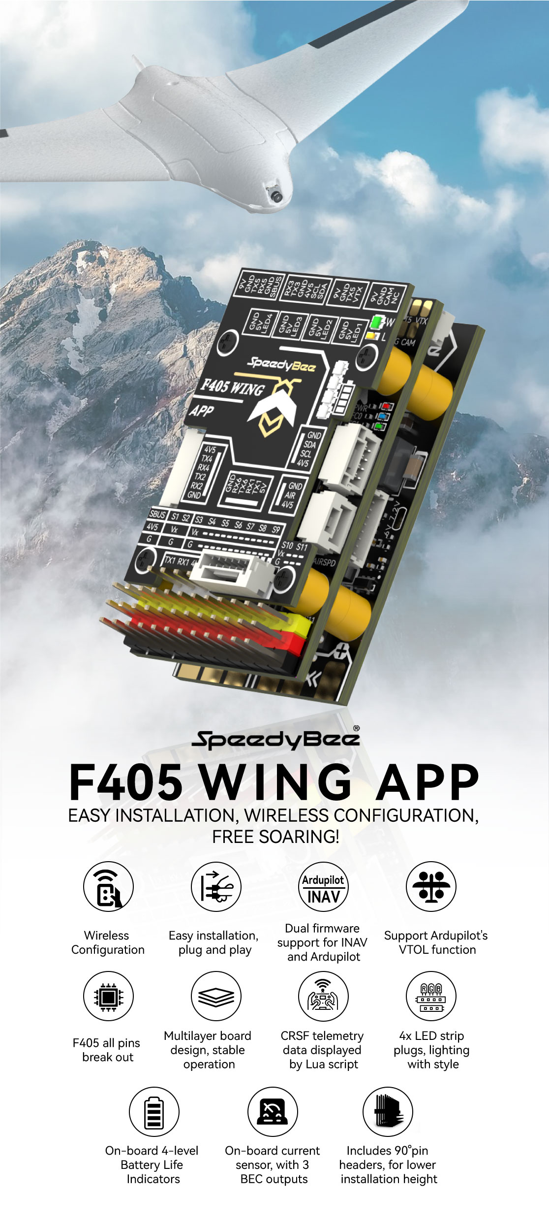 SpeedyBee F405 WING APP